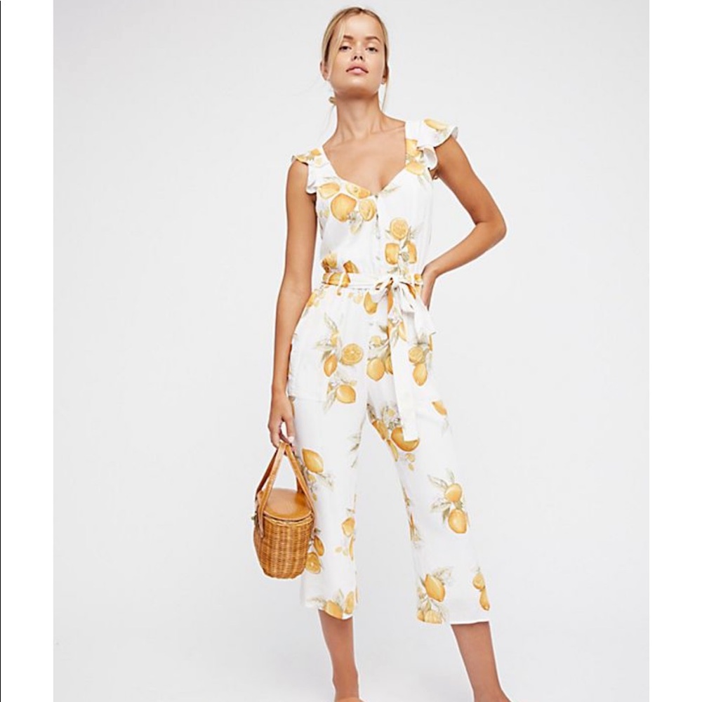 For Love and Lemons Limonada Jumpsuit